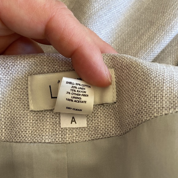 Ann Taylor Loft , size 8 jacket, silver with little spark and big buttons. - Picture 7 of 7